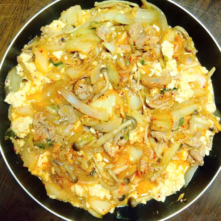 ♢簡単キムチ＆豆腐鍋